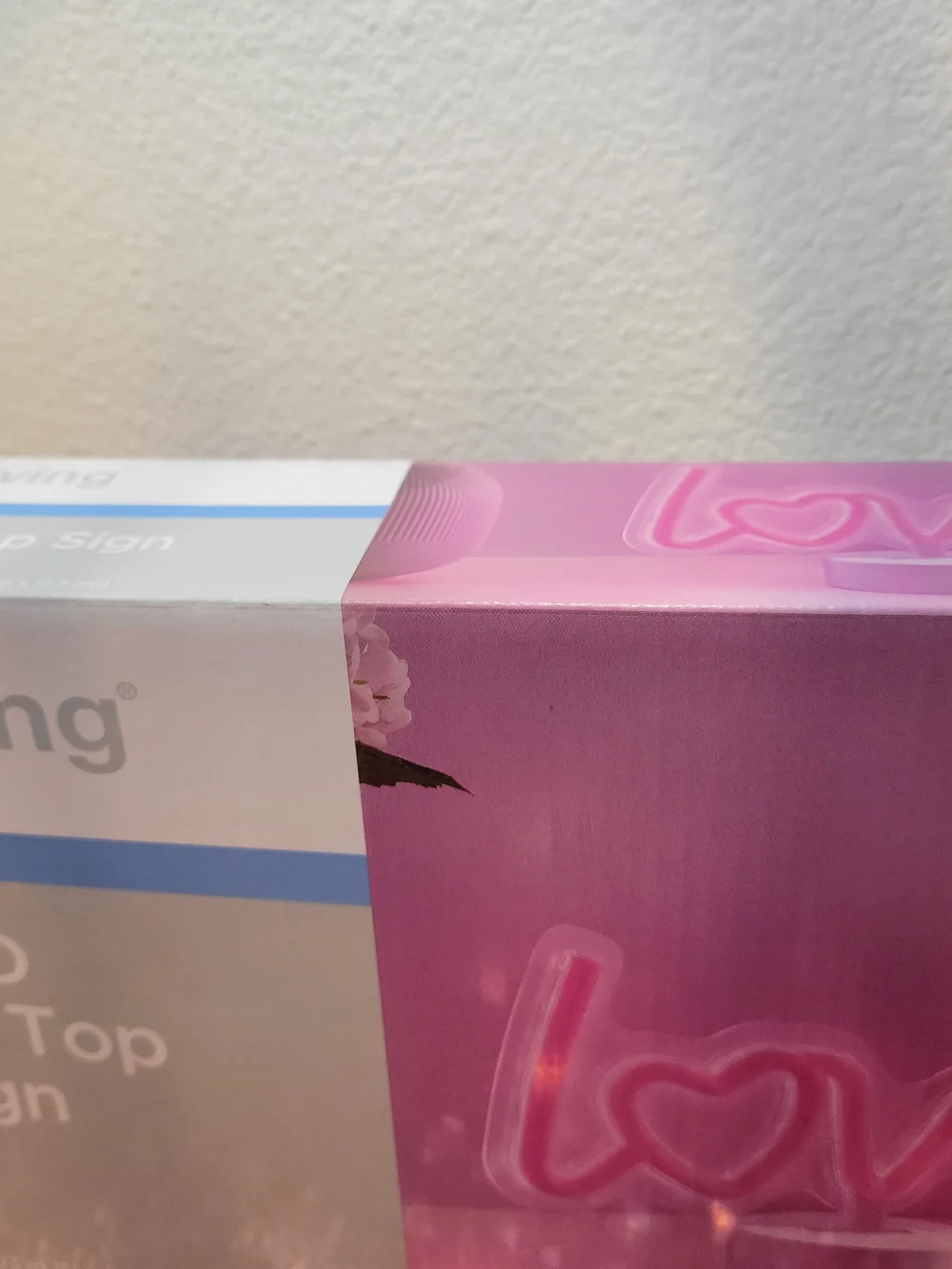 Pink 'love' Neon Accent Lamp